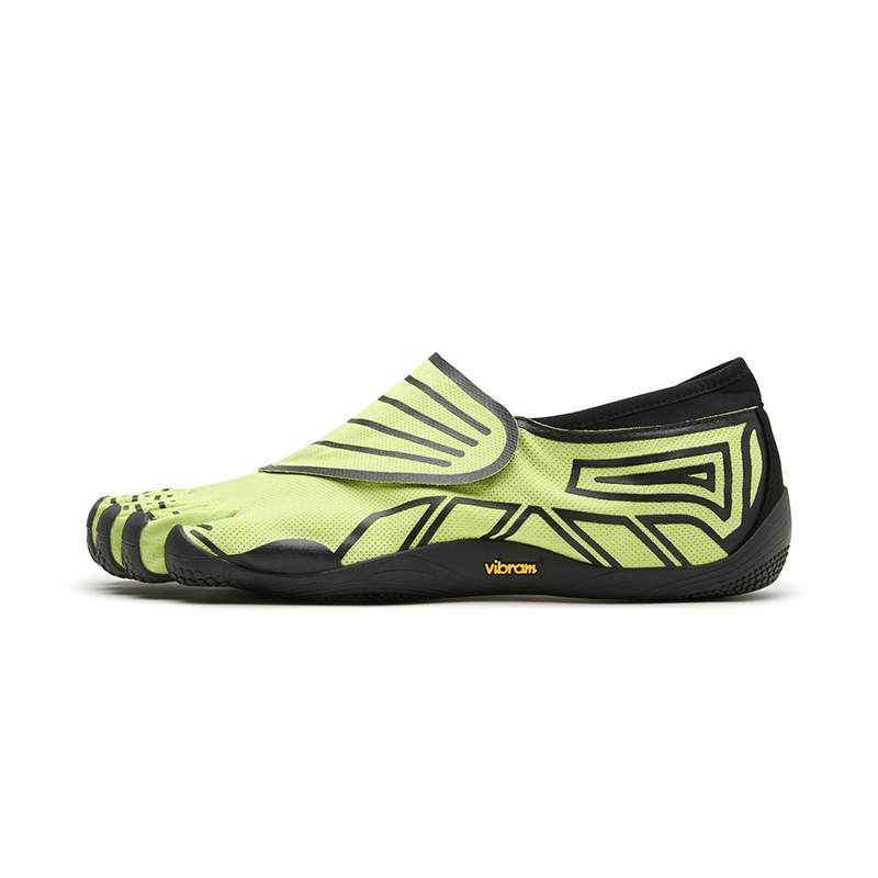 Vibram Five Fingers Shoes Coverage Lightweight Quick Dry Low top Training Shoes Men's Fruit Green