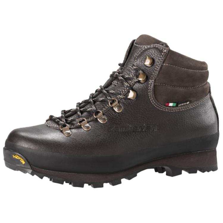 Zamberlan Slip Resistant Abrasion Resistant Mid top Hiking Shoes Men's Brown