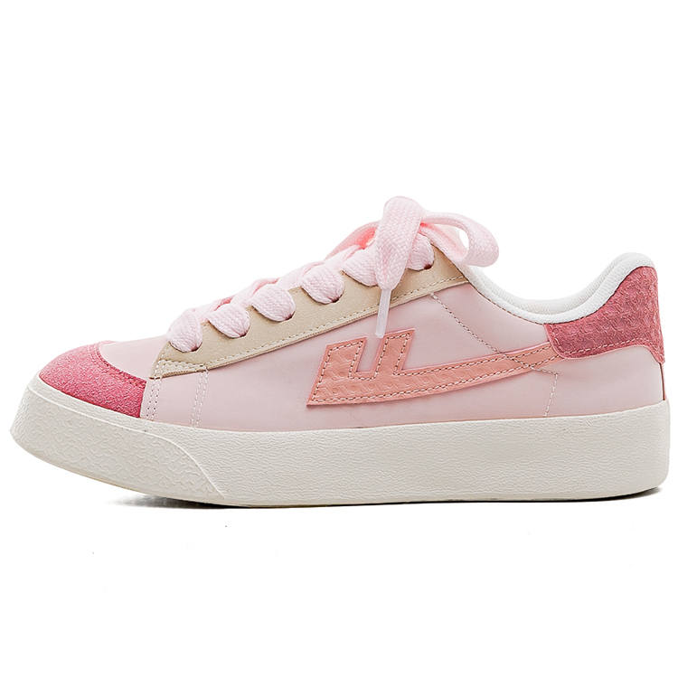 Warrior Breathable And Slip Resistant Breathable And Slip Resistant Low top Canvas Shoes Women's Pink Rose Red