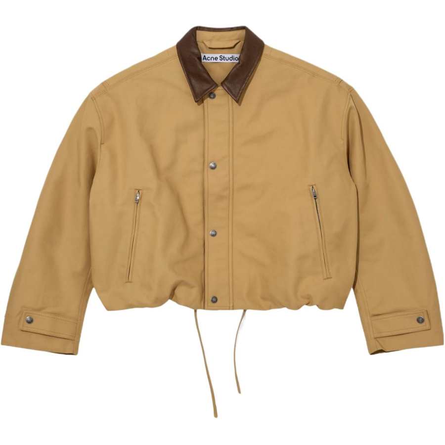 Acne Studios Acne Studios Faux Leather Collar Jacket
