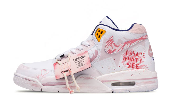 Nike Nike Flight Legacy Mid top Vintage Basketball Shoes Men's Light Pink