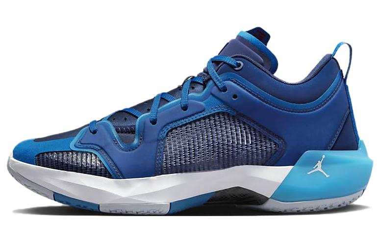 Jordan Jordan Air Jordan 37 Low 'Fraternity' Cushioning Slip Resistant Low top Basketball Shoes Unisex Blue