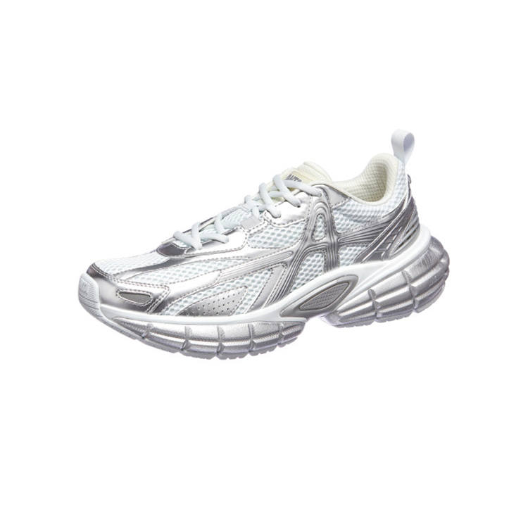 Anta Dawn Textile, Synthetic Leather Cushioning Slip Resistant Abrasion Resistant Low top Chunky Sneakers Men's