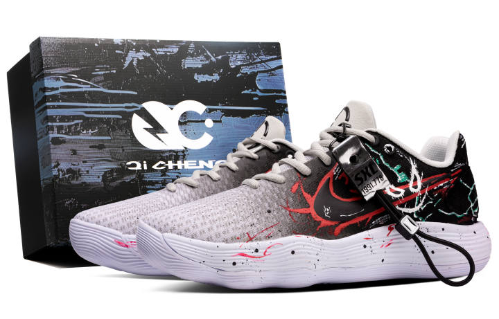 Nike Nike Hyperdunk 2017 Low Iridescent Electric Trace Box Cushioning Slip Resistant Cushioning Slip Resistant Low top
