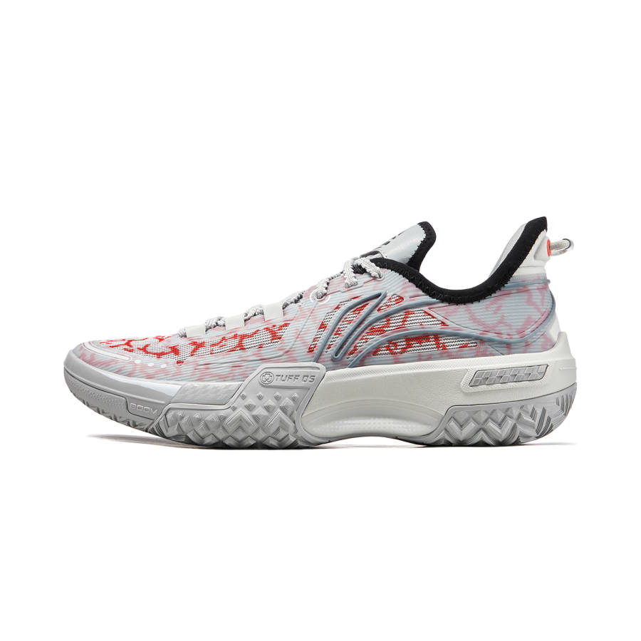Li-Ning Li Ning Jie Ao Basketball Shoes Men's Low Top Gray
