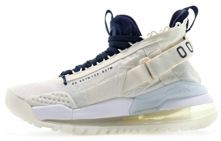 Jordan Jordan Proto Max 720 Cushioning Lightweight Cushioning Lightweight Mid top Basketball Shoes Men's White