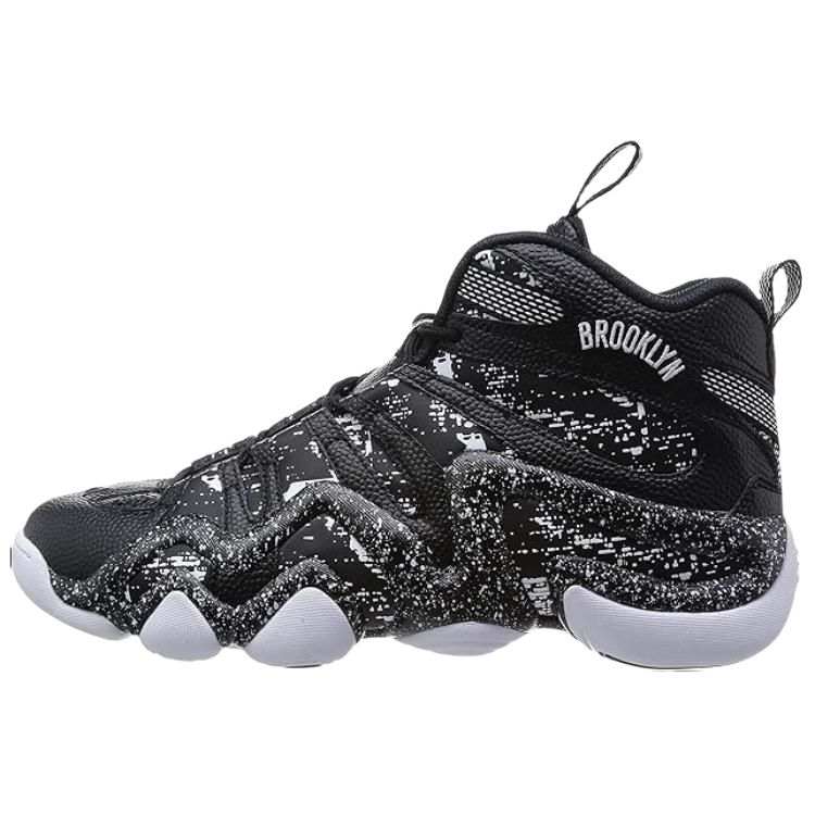 Adidas Adidas Crazy 8 Cushioning Abrasion Resistant Low top Basketball Shoes Men's Black White
