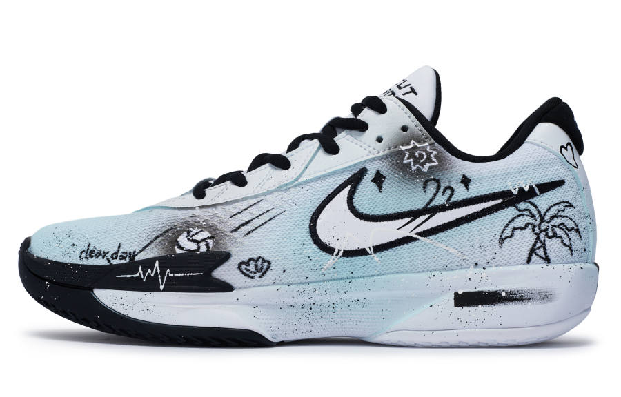 Nike Nike Air Zoom G.T. Cut Academy 811 Manufacturing, Sky Blue In Progress Cushioning Slip Resistant Low top