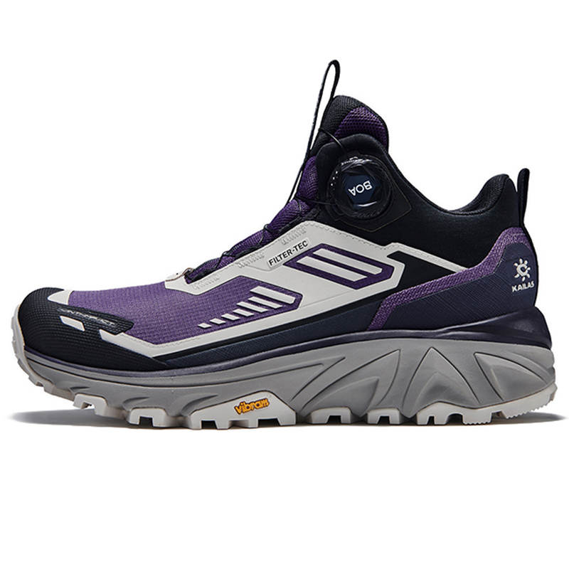KAILAS Xingyun FLT BOA Fabric Low top Mountain Running Hiking Shoes Women's Clustered Bellflower Purple