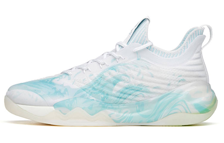 ANTA KT6 Basketball Shoes Men's Low Top White/Blue