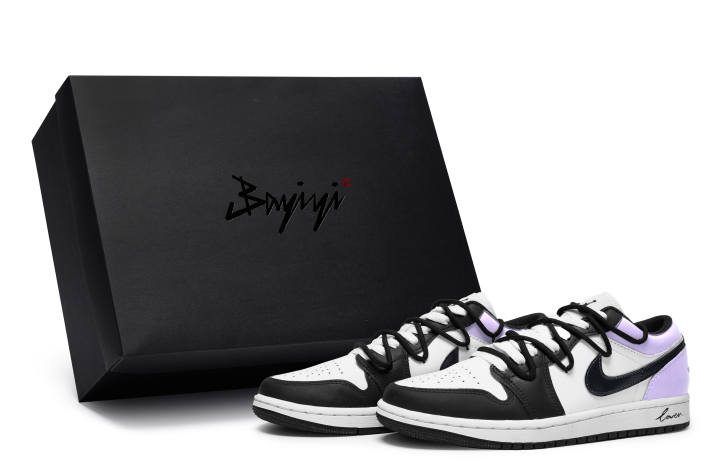 Jordan Jordan Air Jordan 1 811 Manufacturing, Charming Years Purple, Special Shoe Box Leather Abrasion Resistant