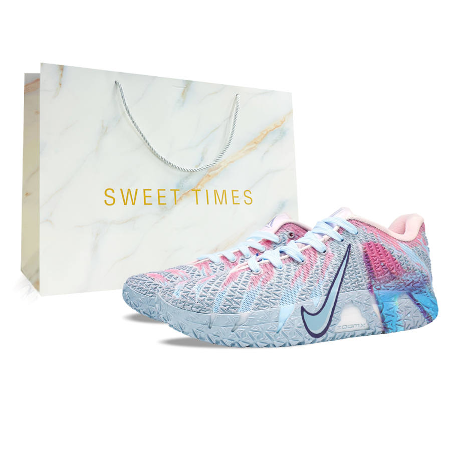 Nike Nike Ja Morant 3 BNK Dusty Pink Chasing Light, Playground Elf Low top Basketball Shoes Unisex Blue Pink