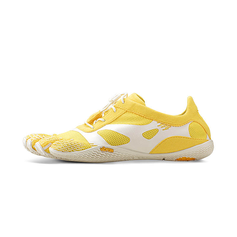 Vibram KSO EVO Slip Resistant, Abrasion Resistant, Breathable, And Quick Dry Low top Training Shoes Women's Yellow