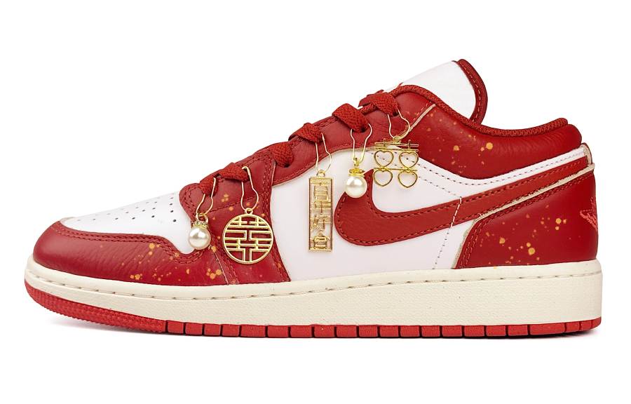 Jordan Jordan Air Jordan 1 Steam Rose, Wishing You A Happy Union Slip Resistant Abrasion Resistant