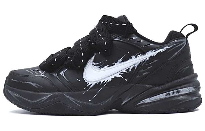 Nike Nike Air Monarch 4 Low top Chunky Sneakers Unisex Obsidian Black Silver