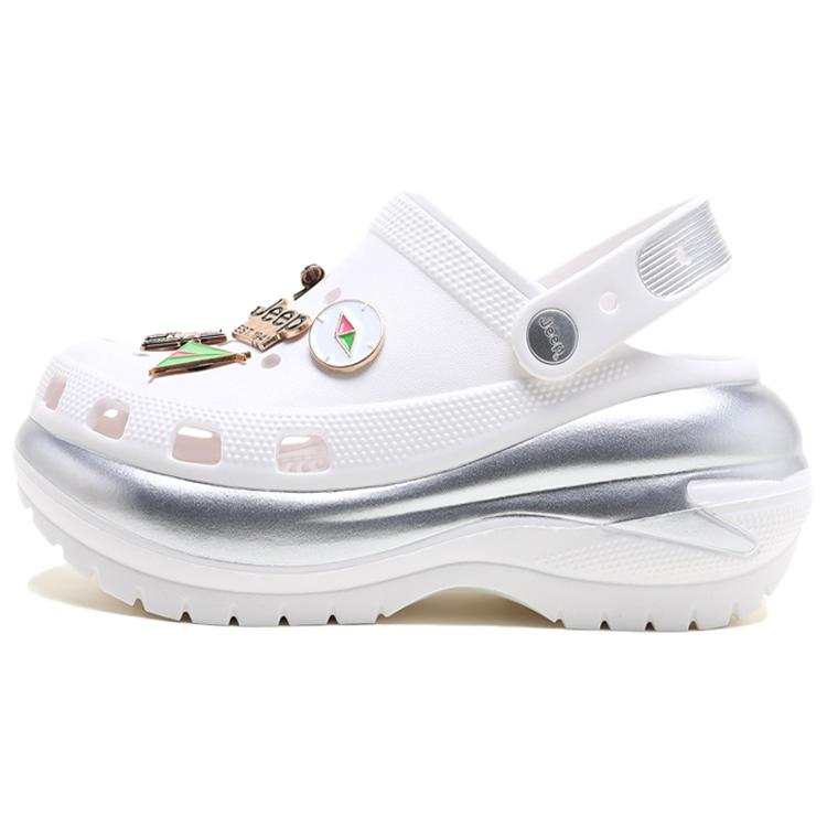 Jeep Jeep Clogs Women's White Silver