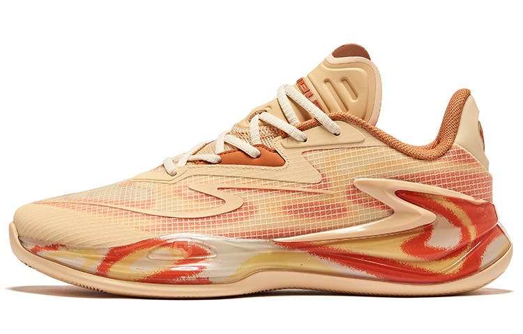 Erke Qianxun V2 Cushioning, Wear Resistant Low top Basketball Shoes Men's Tropical Storm Colorway
