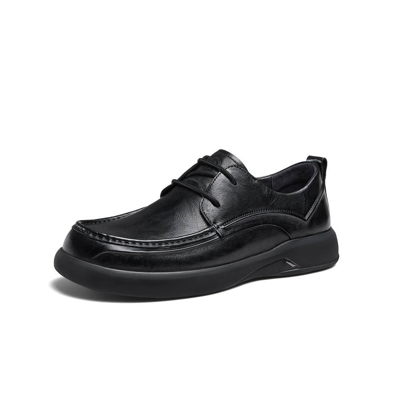 CAMEL CAMEL Casual Leather Shoes Men's Low Top Brown, Black