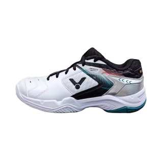 VICTOR Mesh Cushioning Slip Resistant Abrasion Resistant Breathable Badminton Shoes Unisex Pearl White