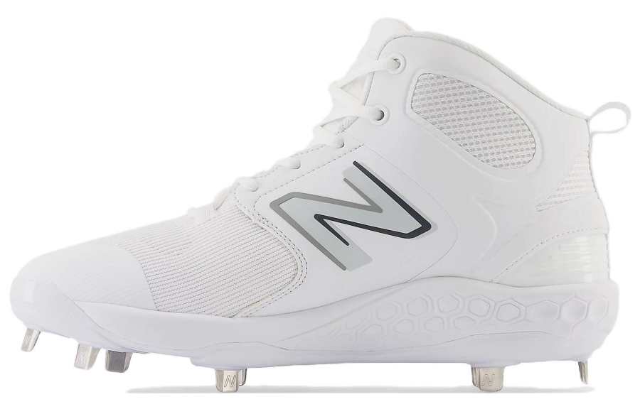 New Balance New Balance NB Fresh Foam X 3000 V6 Mid Metal Fabric Mid top Baseball Shoes White