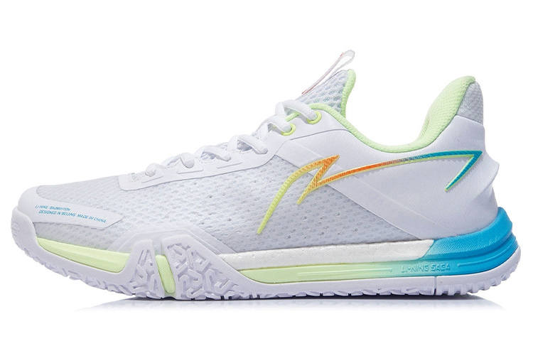Li-Ning Li Ning Badminton Shoes Unisex Low Top Standard White/Yellow/Blue