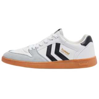 Hummel Slip Resistant Abrasion Resistant Low top Training Shoes Unisex White Black