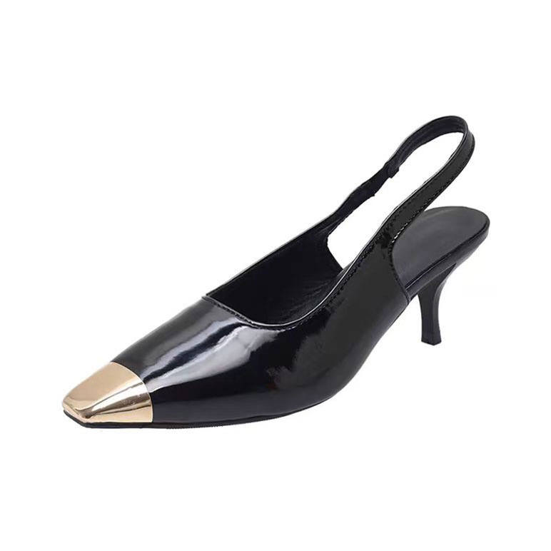 UMEK Slim Heel High Heels Women's Black