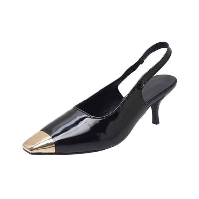 UMEK Slim Heel High Heels Women's Black