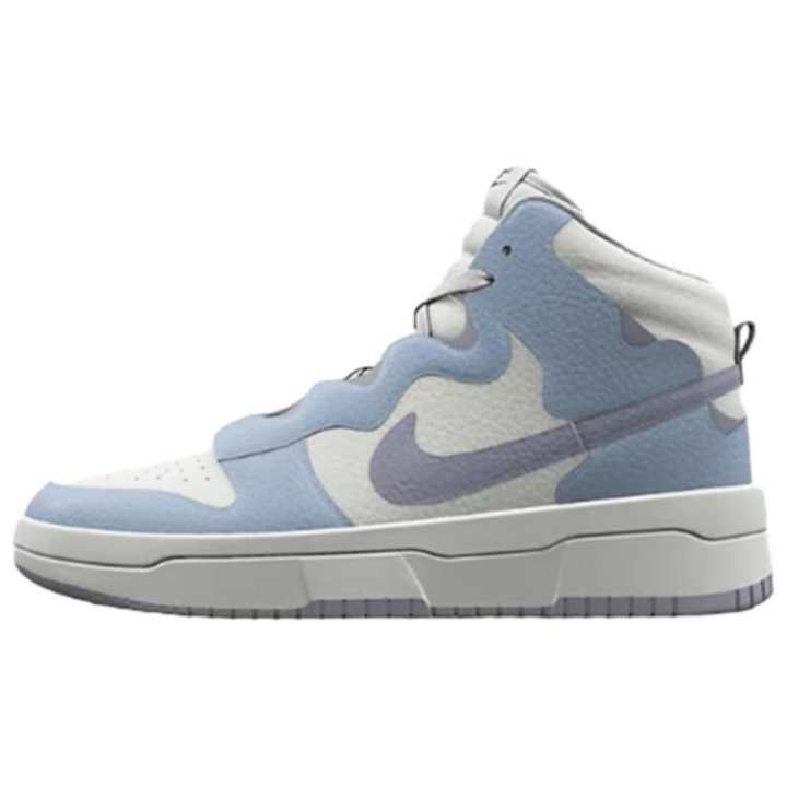 Nike Nike Dunk High Slip Resistant Abrasion Resistant High top Basketball Shoes Women's Blue