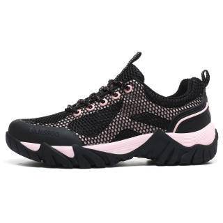 Camssoo Low top Outdoor Shoes Women's Black Pink