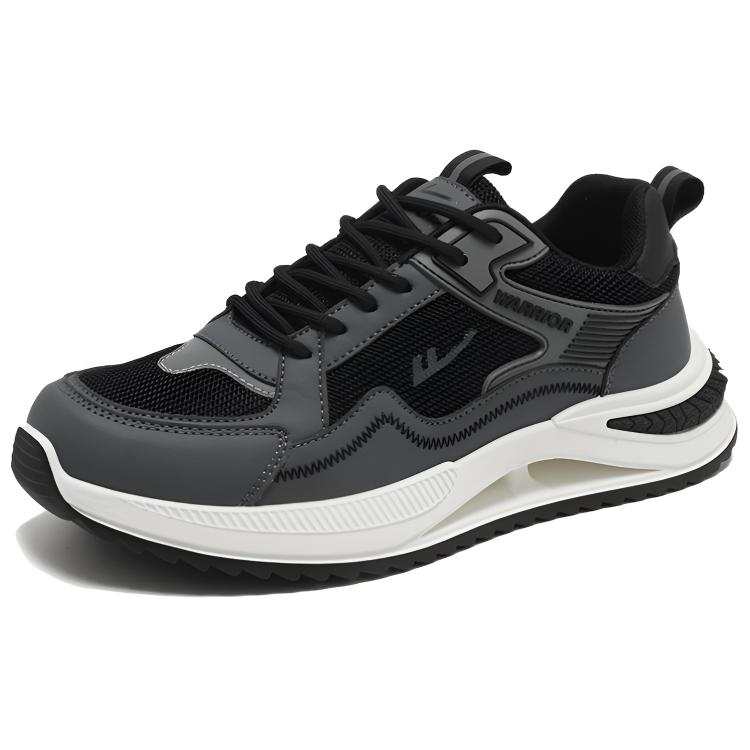 Warrior High Quality Men's Shoes Mesh, Textile, Synthetic Leather Low top Chunky Sneakers Men's