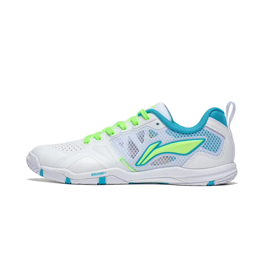Li-Ning Li Ning Low top Table Tennis Shoes Unisex Standard White/Light Aqua Blue