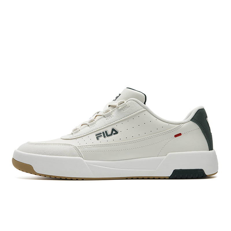 FILA TARGA 2 Cushioning Abrasion Resistant Breathable Coverage Lightweight Low top Tennis Shoes Men's White Green
