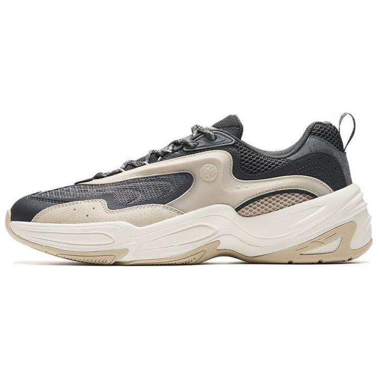 Anta Cross Cushioning Slip Resistant Low top Chunky Sneakers Men's Gray