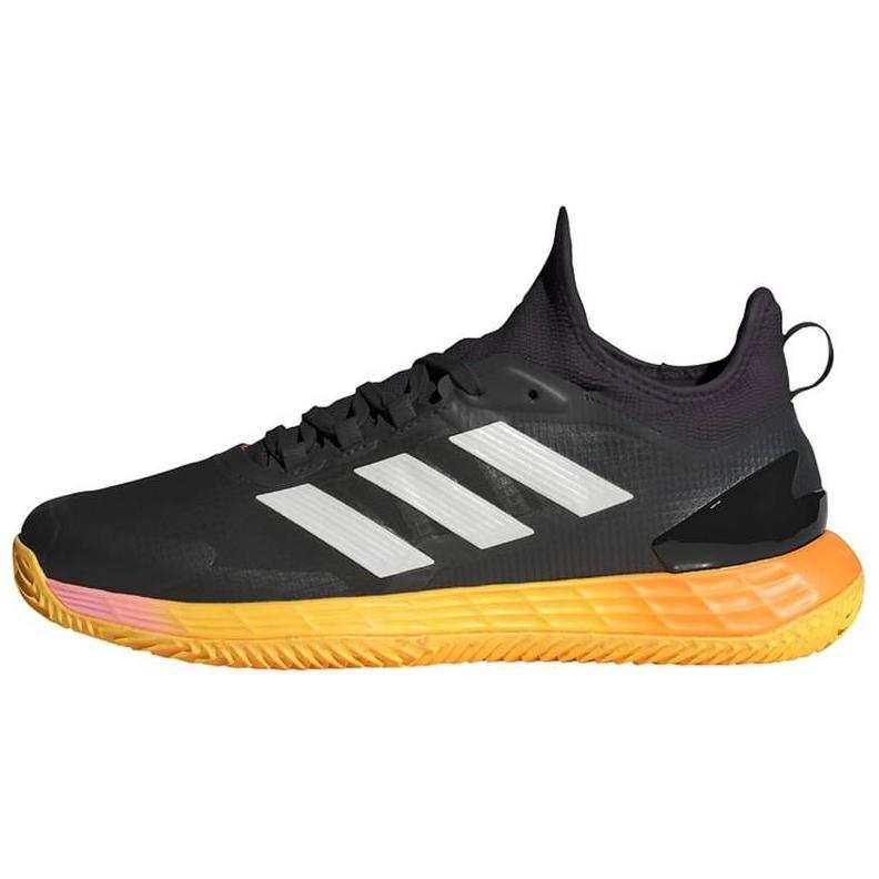Adidas Adidas Adizero Ubersonic Slip Resistant Abrasion Resistant Low top Tennis Shoes Men's Gray Yellow White