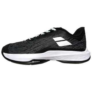 Babolat Abrasion Resistant Low top Tennis Shoes Men's Black White