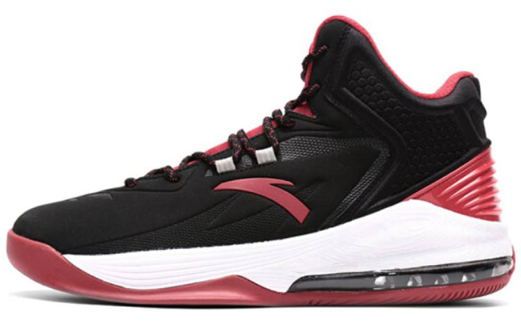 ANTA Basketball Collection Basketball Shoes Men's Mid Top Black/White/Red
