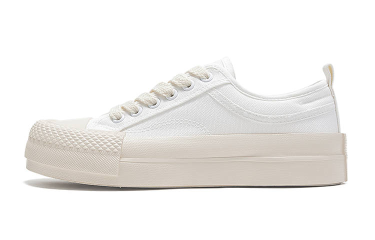 FEIYUE Low-top Canvas Shoes Women's White