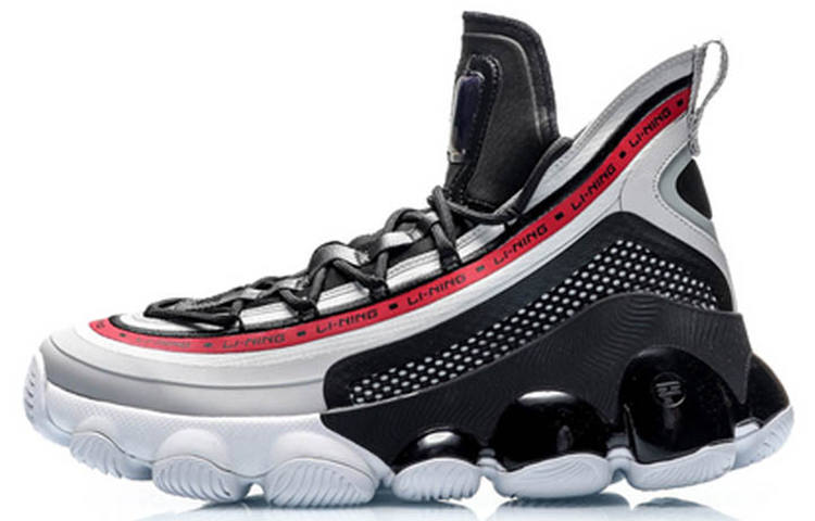 Li-Ning Li Ning Casual Cushioning Slip Resistant Abrasion Resistant Cushioning Slip Resistant Abrasion Resistant High top