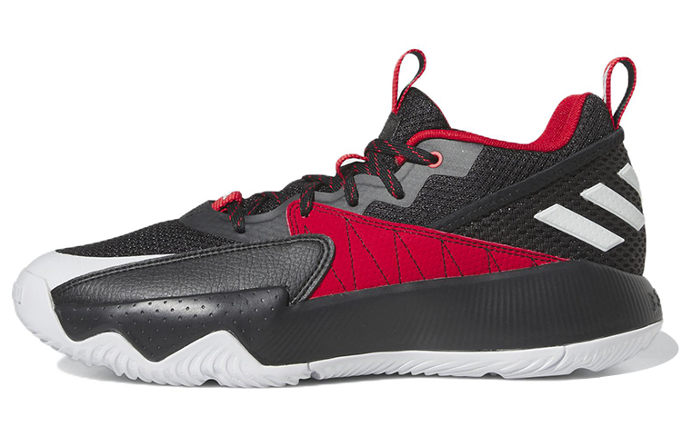 Adidas Adidas Dame Extply 2.0 Comfortable Cushioning Slip Resistant Abrasion Resistant Low top Basketball Shoes Unisex Red