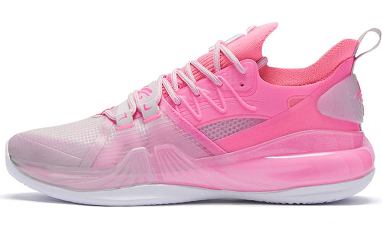 XTEP Jeremy Lin 2 Basketball Shoes Men's Low Top Peach Pink/Arctic Peach Pink