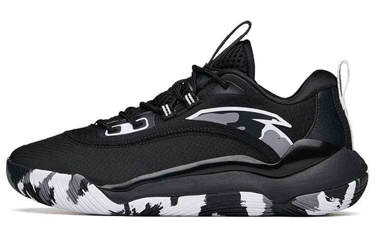 ANTA Basketball Collection Basketball Shoes Men's Low Top Black