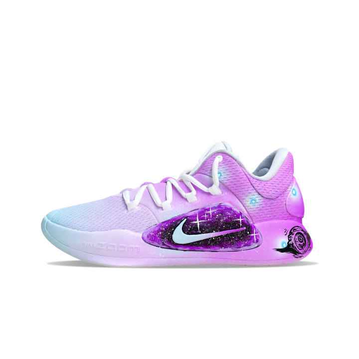 Nike Nike Hyperdunk X Cushioning Slip Resistant Low top Basketball Shoes Men's Purple