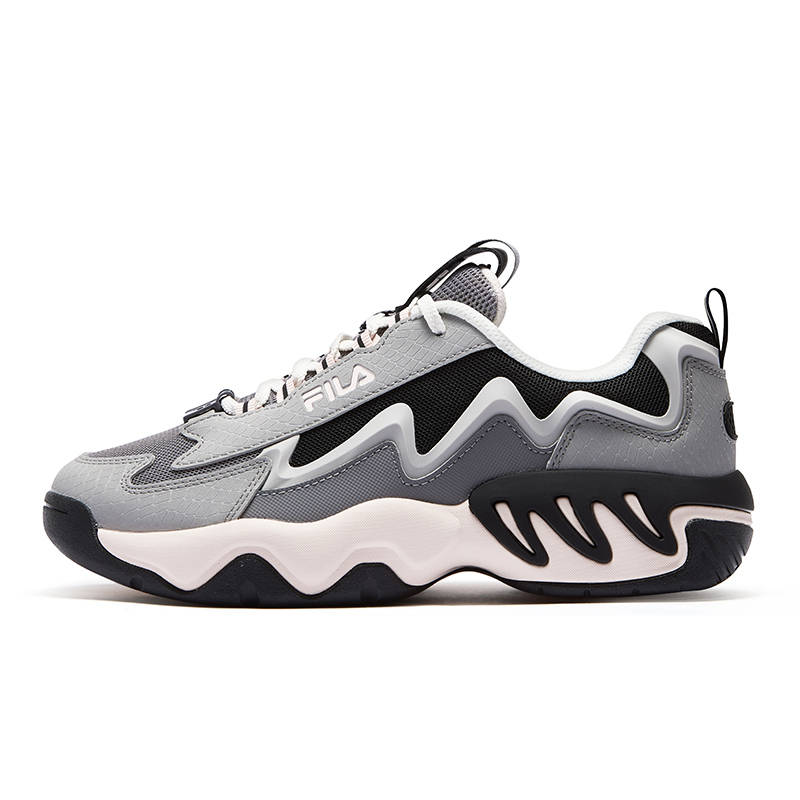 FILA FUSION SHOCK Electric Glow Shoes Basketball Shoes Women's Mystic Gray Black