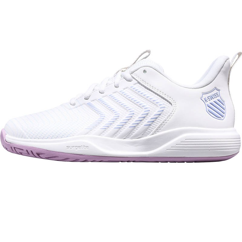 K·SWISS Comfortable Round Toe Low top Tennis Shoes Women's Pink Purple