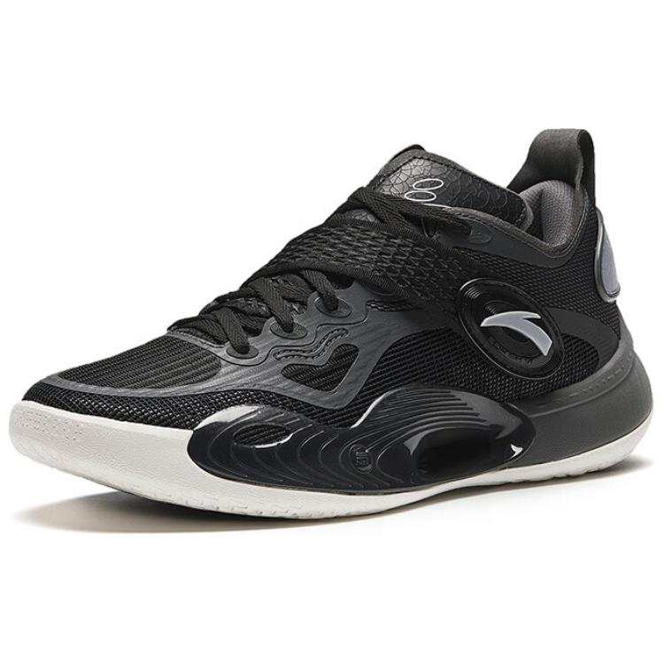 Anta Splash 6 Comfortable Slip Resistant Low top Basketball Shoes Men's Black