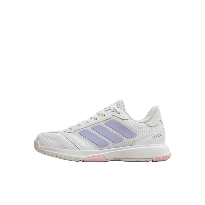 Adidas Adidas Ligra 8 Indoor Cloud White Violet Tone Clear Pink Women's
