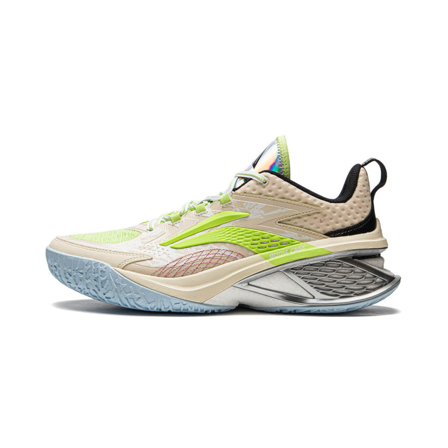Li-Ning Li Ning Air Strike 11 Low top Performance Basketball Shoes Men's Rock White Gray