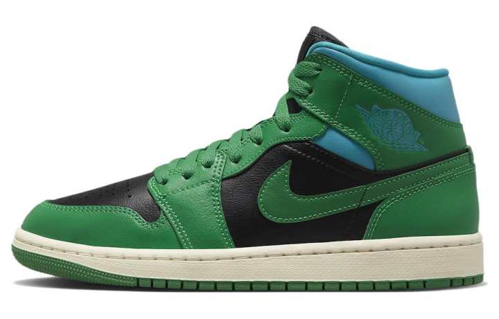 Jordan Jordan 1 Mid Lucky Green Aquatone Women's