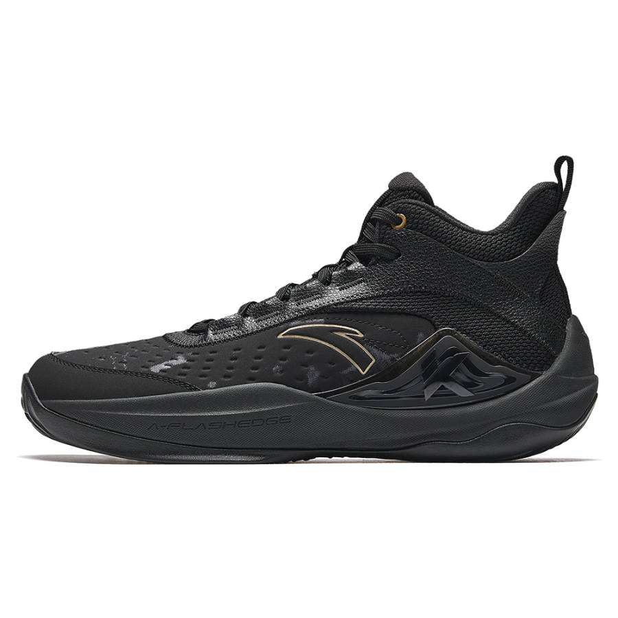 Anta Mountain 2.5 Lite Black Warrior Cushioning Slip Resistant Abrasion Resistant High top Basketball Shoes Men's Black